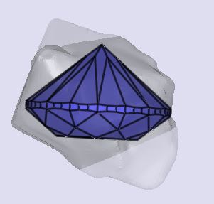 Rough diamond image