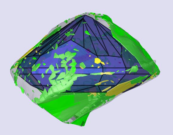 Rough diamond image